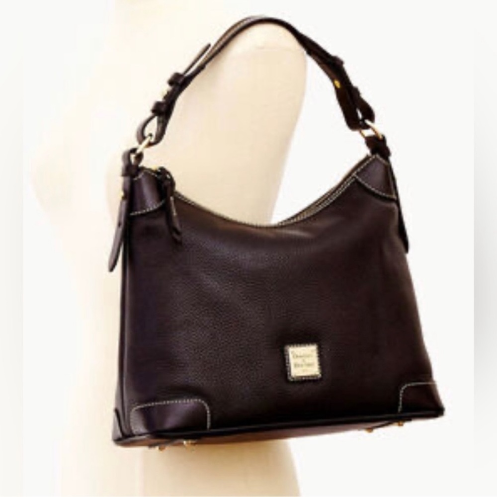 Dooney & Bourke Pebble Grain Hobo Shoulder Bag - Picture 3 of 4